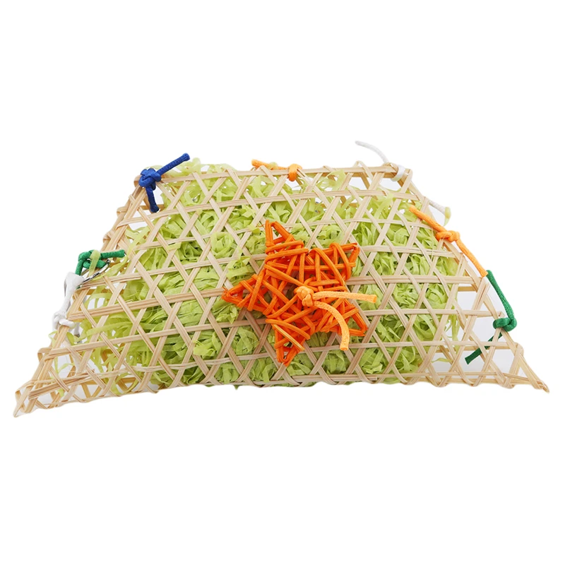 Трава птица попугай качели клетка игрушки раньше жевательные кусачки для