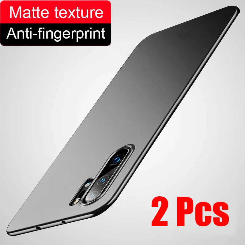 

2Pcs TPU Case For Xiaomi Mi 11 Mi 10 Pro Mi 9 Mi 8 Redmi Note 10 9 8 7 Pro 9S POCO X3 Pro F3 Matte Case Smartphones Soft Cover