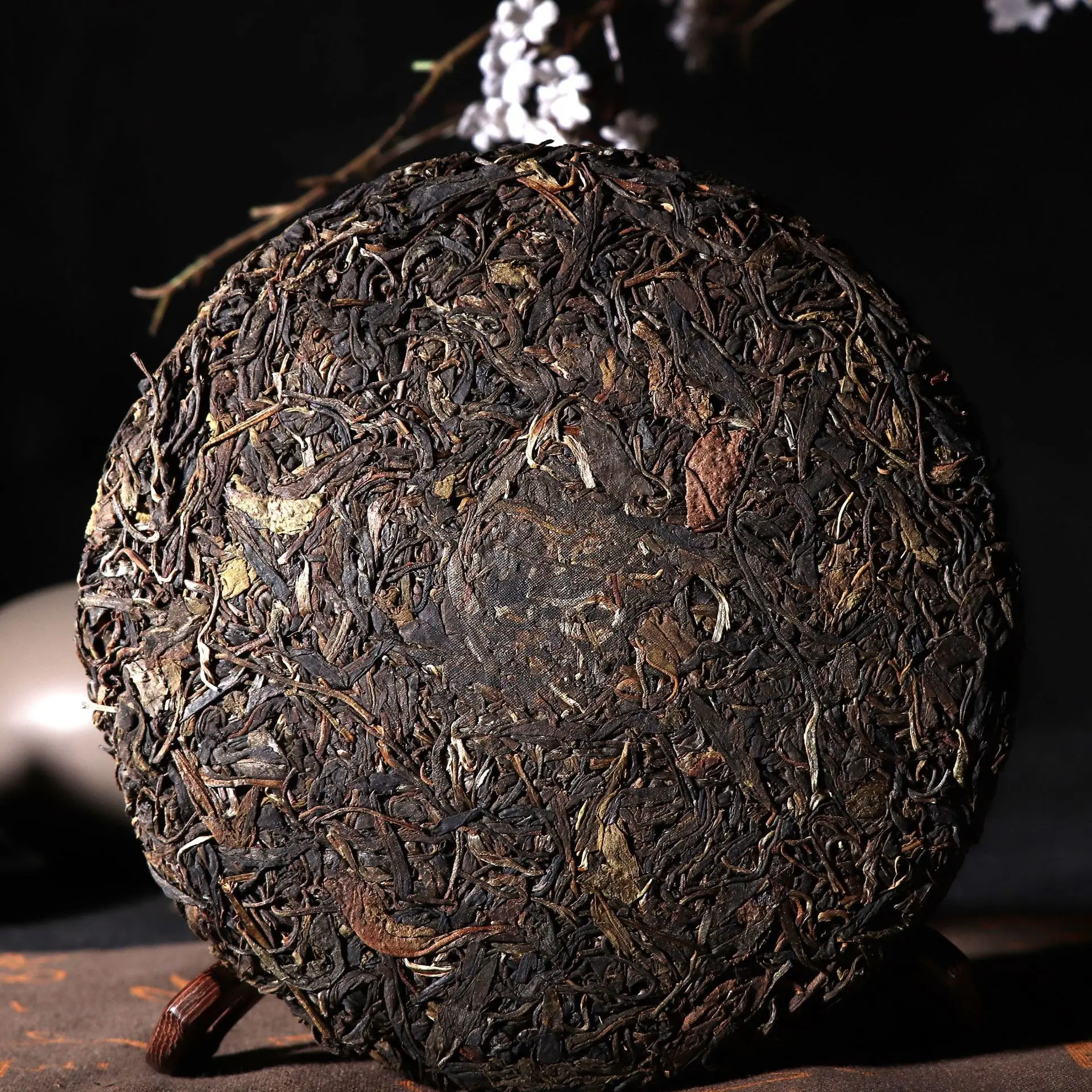 

2007 Yr Chinese Yunnan Raw Pu'er Tea 357g Oldest Tea Shen Pu'er Ancestor Antique Honey Sweet Dull-red Pu-erh Ancient Tree Pu'er