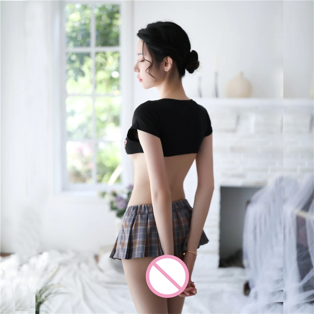 3 вида стилей женское сексуальное нижнее белье для косплея Студенческая форма