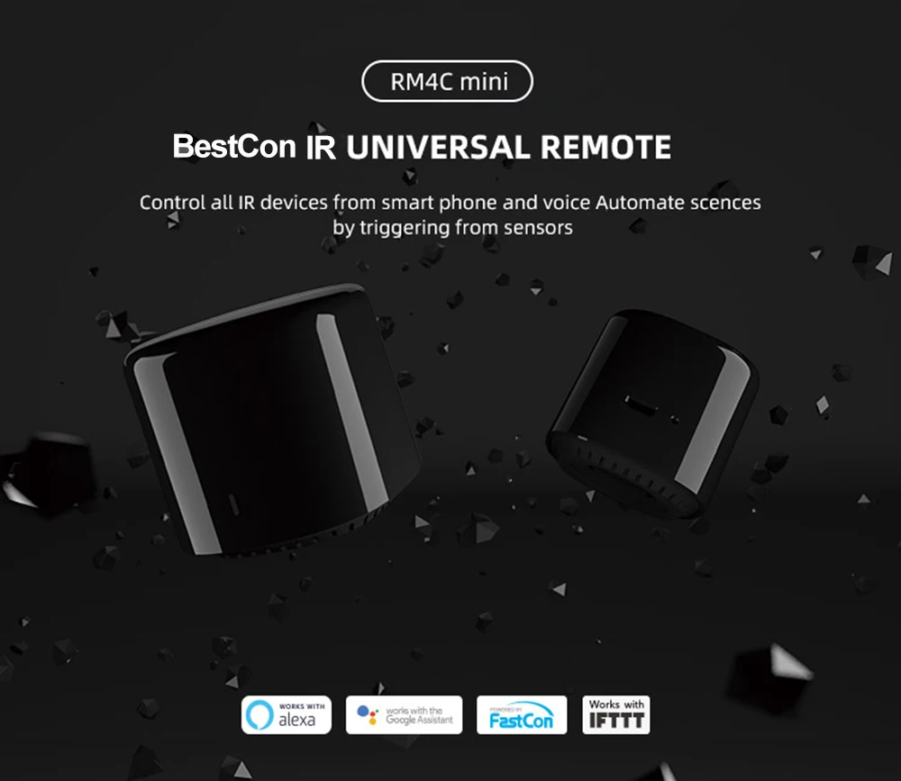 Broadlink BestCon RM4C Mini умный дом Wifi беспроводной ИК универсальный пульт дистанционного