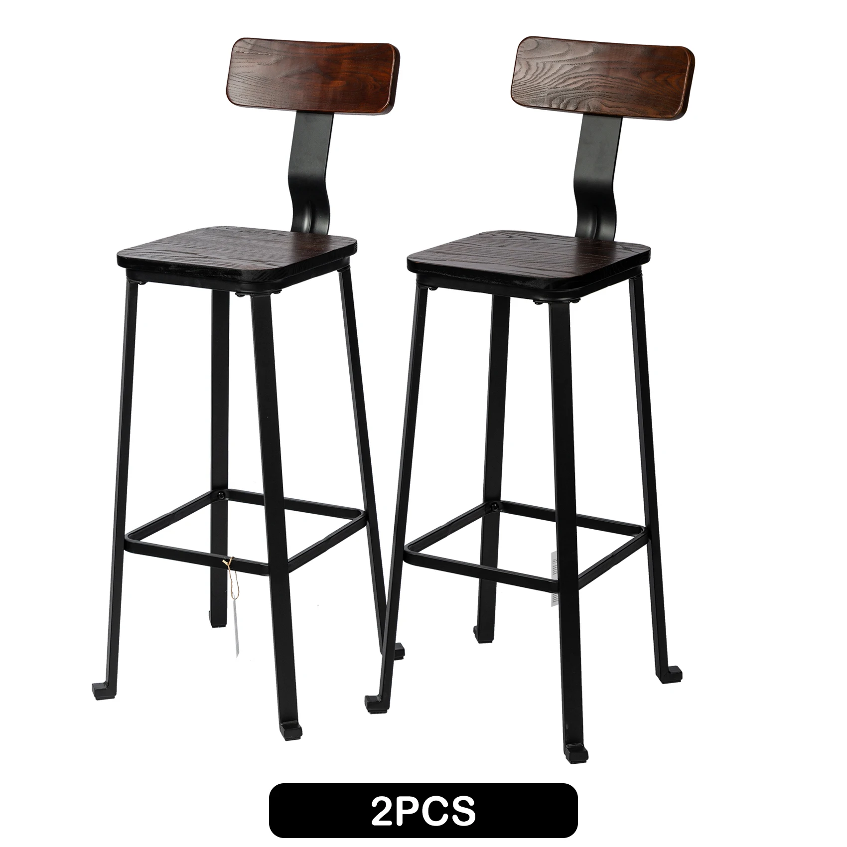 Барные стулья высотой со стойкой 2 шт. промышленный поворотный барный стул