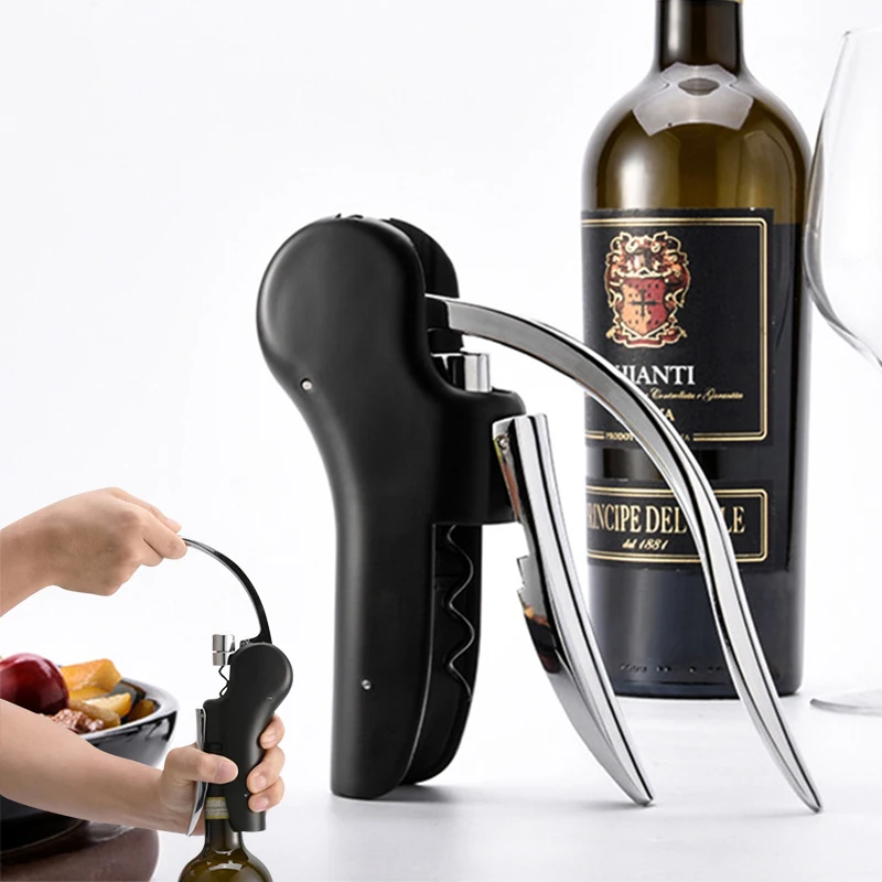 

Goose Head Premium Wine Bottle Opener Handle Pressure Red Wine Opener Lever Zinc Alloy Corkscrew for Kitchen Bar Tools