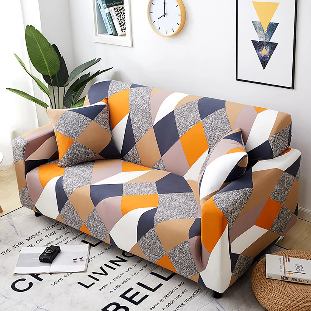 

Floral Printed Sofa Cover Stretch Couch Cover Non-slip Designer Sofa Slipcovers 2/3/4/ Seat Sofa Covers 13 Color