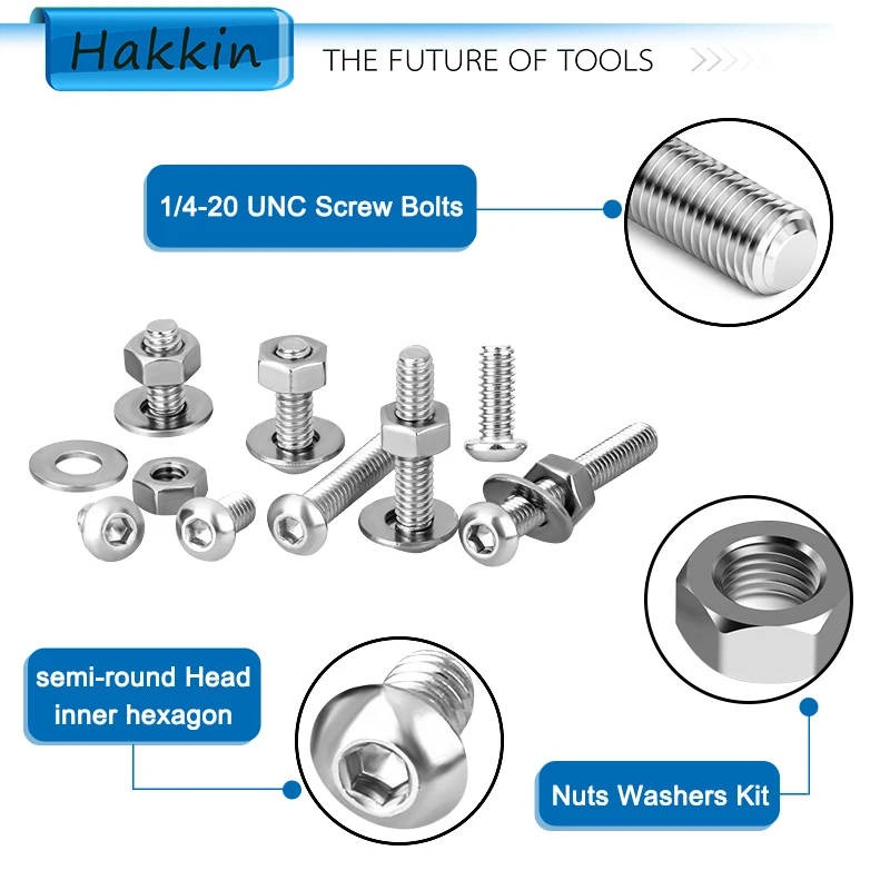 

240/330 шт., винты и гайки с шестигранной головкой