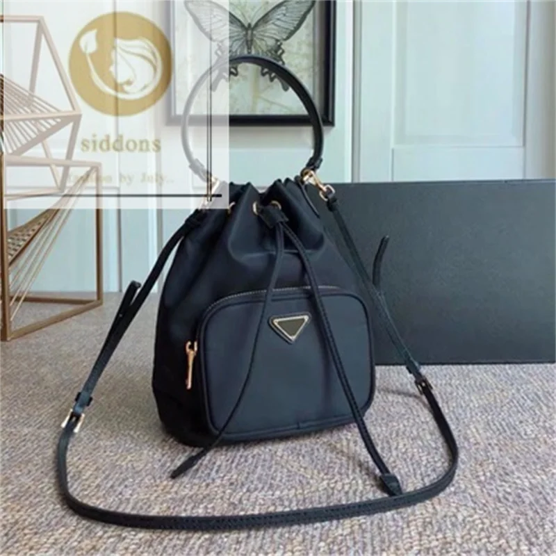 

Новинка 2021, Маленький Нейлоновый Рюкзак через плечо, сумка-ведро, модная индивидуальная простая маленькая сумка