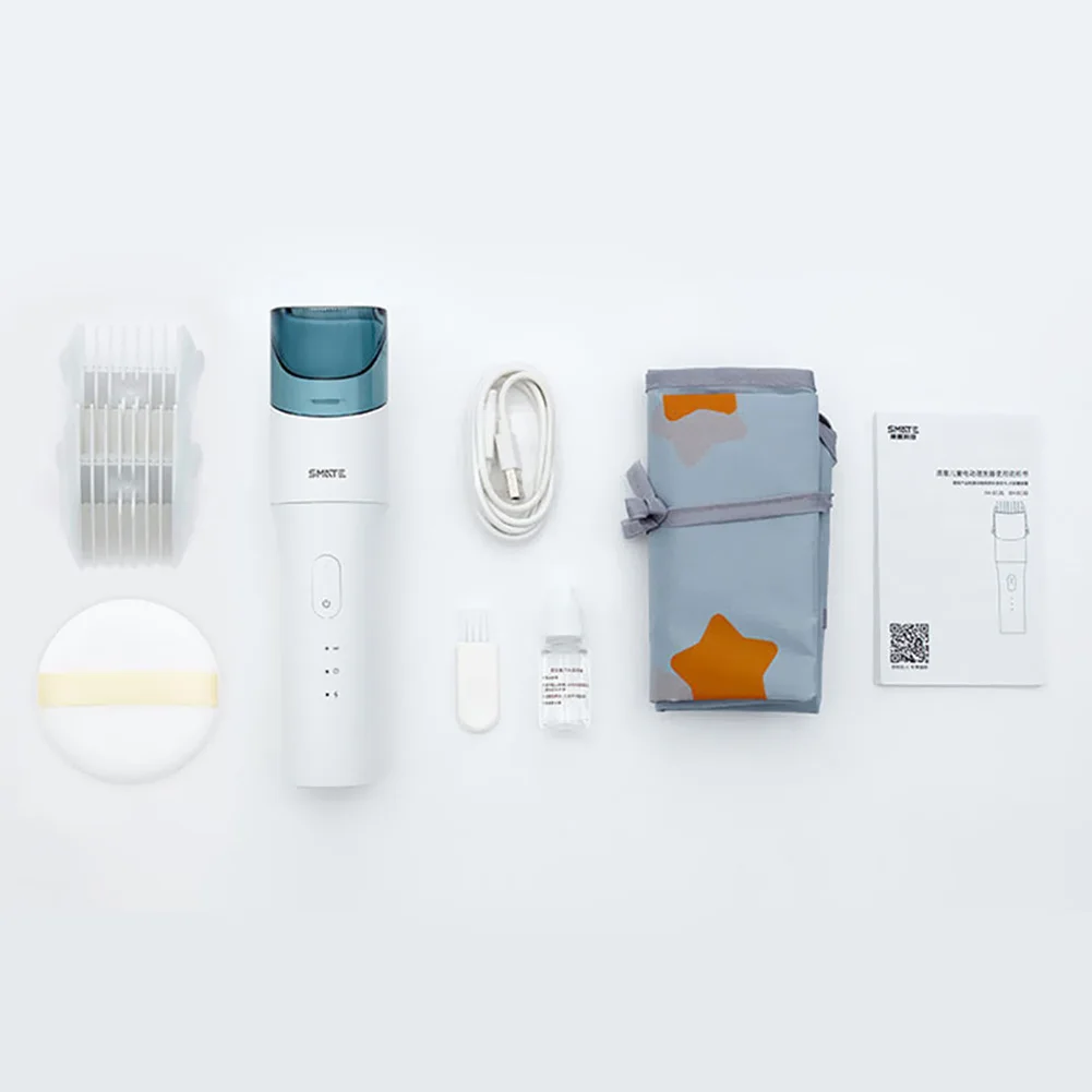 

Children Electric Hair Clipper Kit Waterproof Mute Hairstyling Shaver USB Rechargeable Hair Clipper Hair Cutter Styling Tool