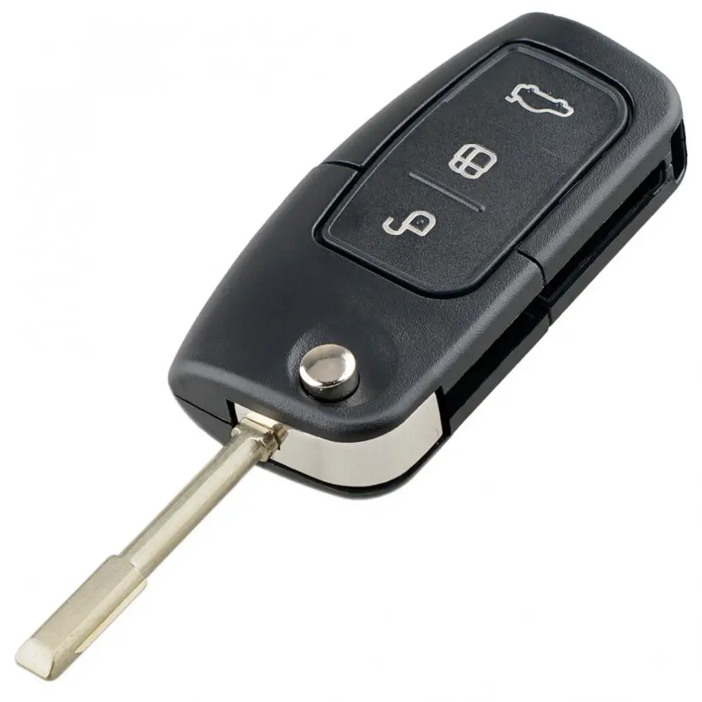 3-кнопочный дистанционный Автомобильный ключ 433 МГц с чипом 4D63 40 бит и лезвием FO21