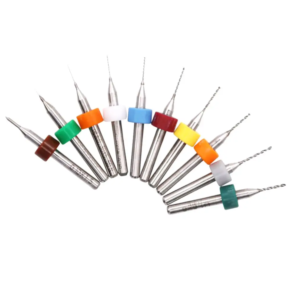

PCB Print Circuit Board Drill Bit Carving Bit,Micro Drill Bits Set 0.1-1mm