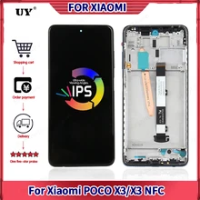 6.67 Original Screen For Xiaomi Poco X3 LCD Display For Poco X3 NFC Display Touch Screen Digitizer Parts M2007J20CG Assembly