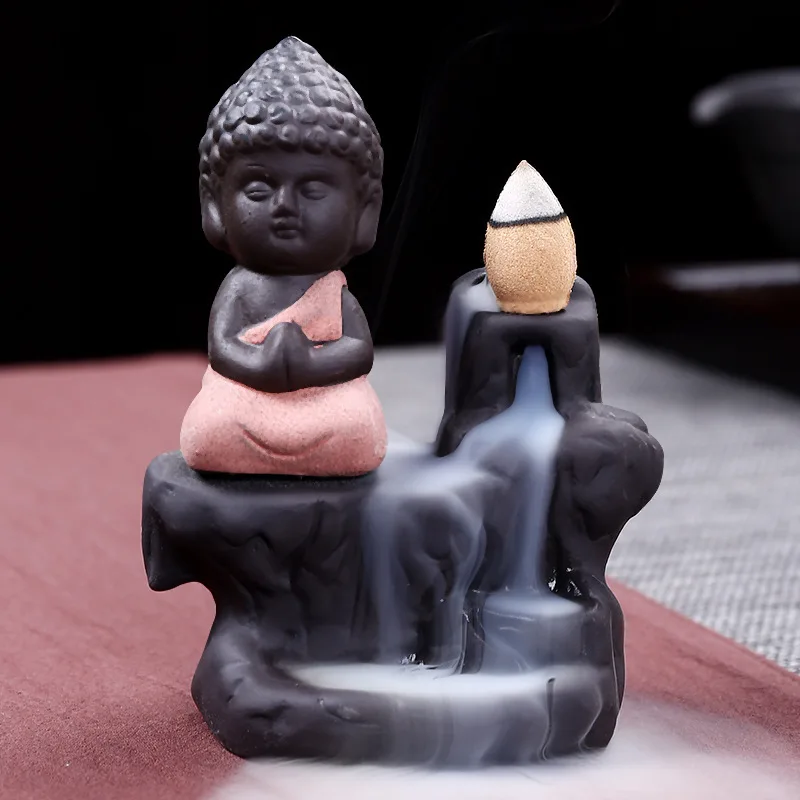 Курильница маленького монаха креативный домашний декор маленькая подставка для