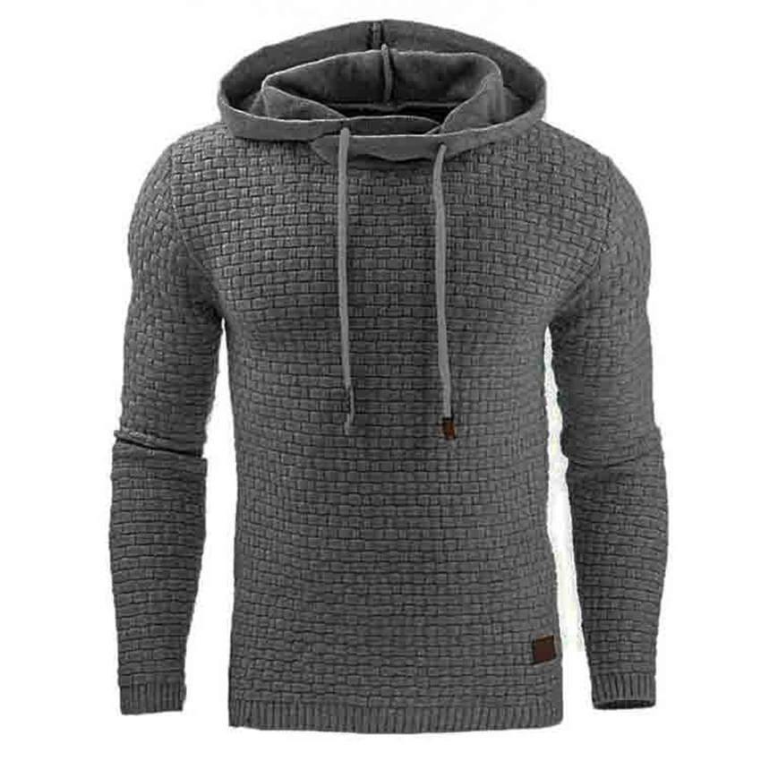 

Men's Hoodies Casual Sweatshirts Men Long Sleeves Solid Color Hoodie Male Pullover Slim Black Hoodie Spring Autumn Man Clothing