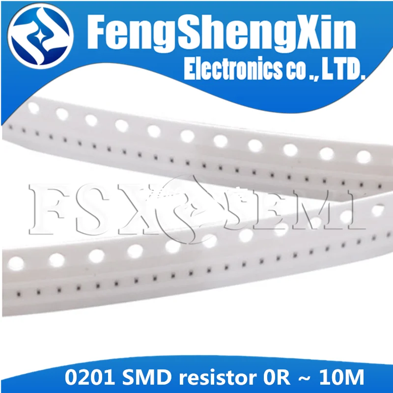 100 шт./лот 0201 SMD резистор 0R ~ 10 м 1/20 Вт 0 1 150 220 330 Ом к 2 К 1R 10R 100R 150R 220R 330R|Резисторы| |