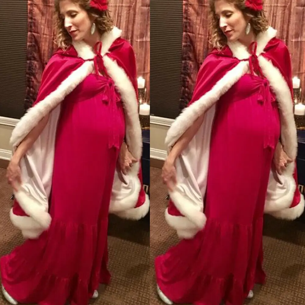 Новинка Брендовые женские кейпы для взрослых и детей Рождество Санта Клаус