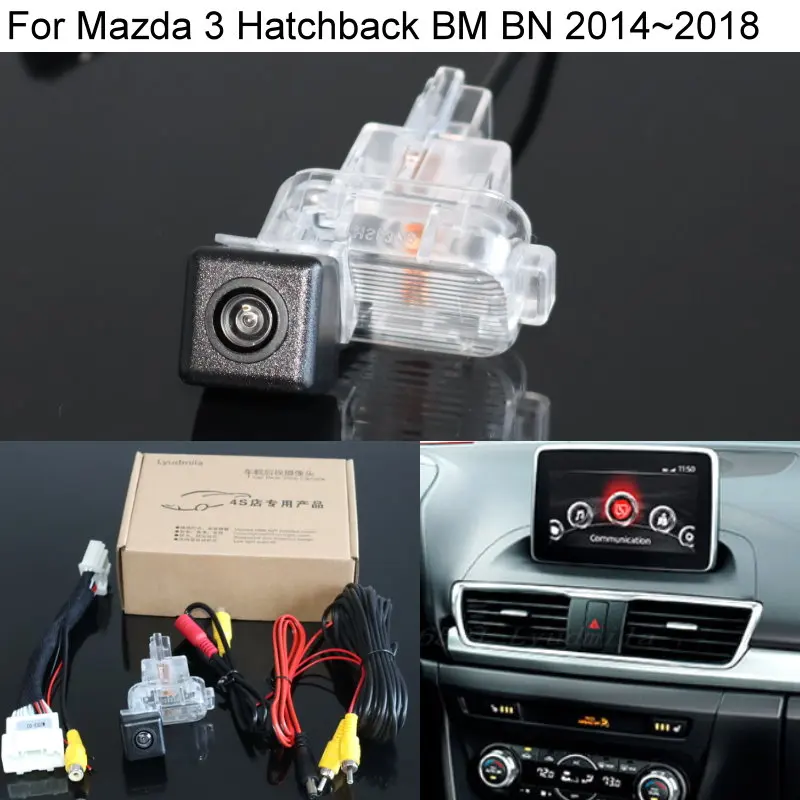 Автомобильные комплекты камер заднего вида для Mazda 3 Mazda3 хэтчбек BM BN 2014 2015 2016 2017 2018