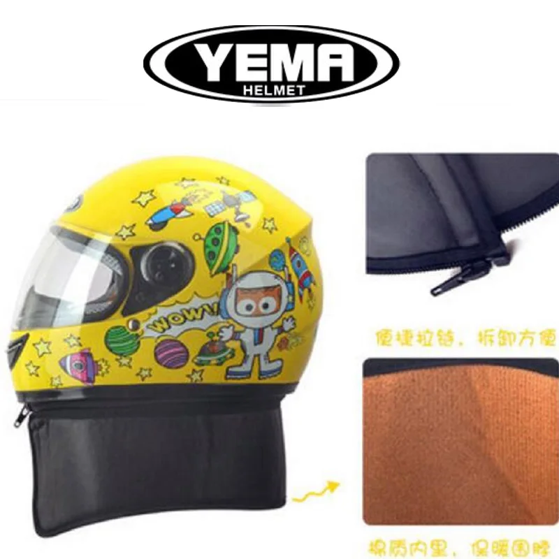 2020 новый детский мотоциклетный шлем на четыре сезона зимний с полным лицевым