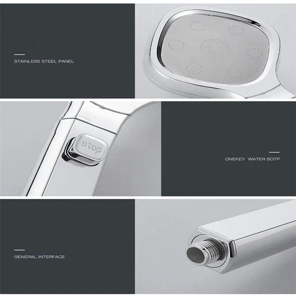 

4 Gear Pressurized Shower Head Innovative Spray Gun Gear Sprayer Bathroom Accessories