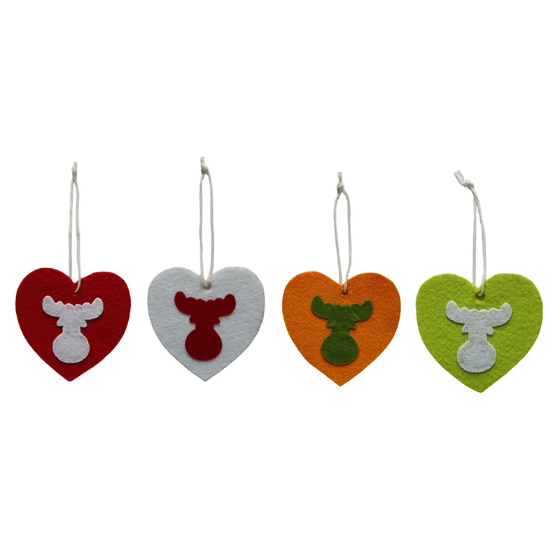 

Рождественская подвеска «сделай сам», подвески в виде персикового сердца, украшения для дома, елочные украшения, детские подарки, украшения