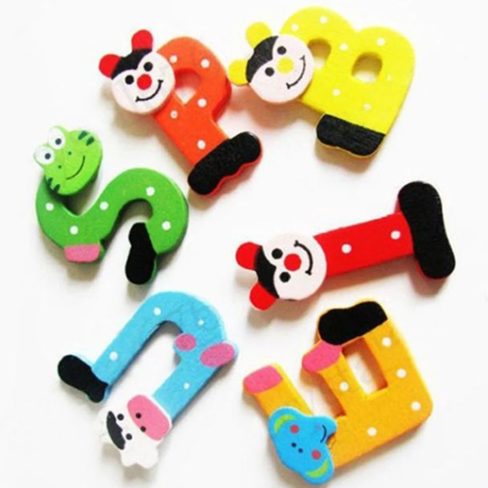 26 Wooden Fridge Magnet Alphabet Intelligence Development Toy Kids Children Magnetic Sticker Classroom Office Whiteboard Gadget | Дом и сад