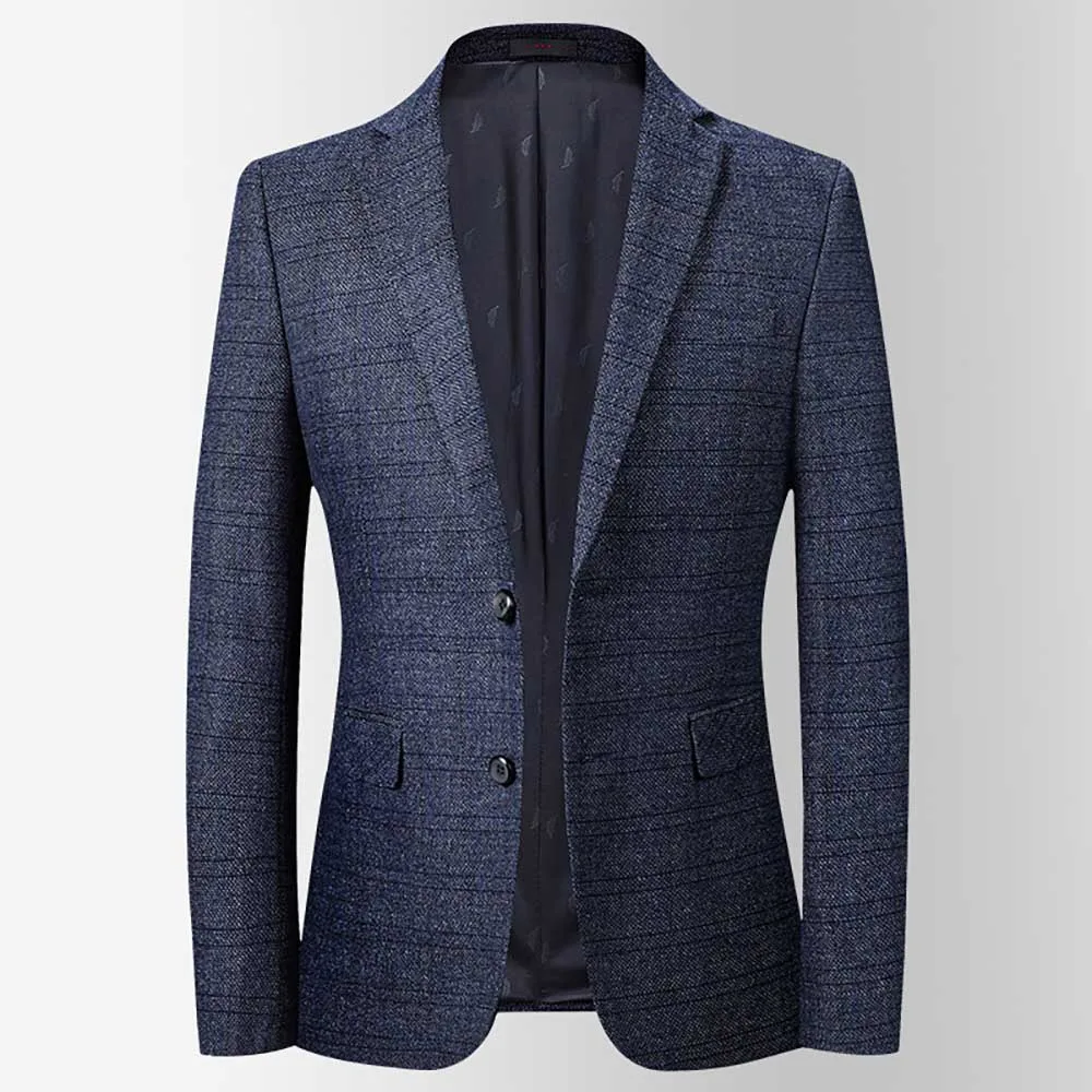 Деловой новый тренд костюмы блейзер для мужчин отдыха клетчатый костюм пиджак