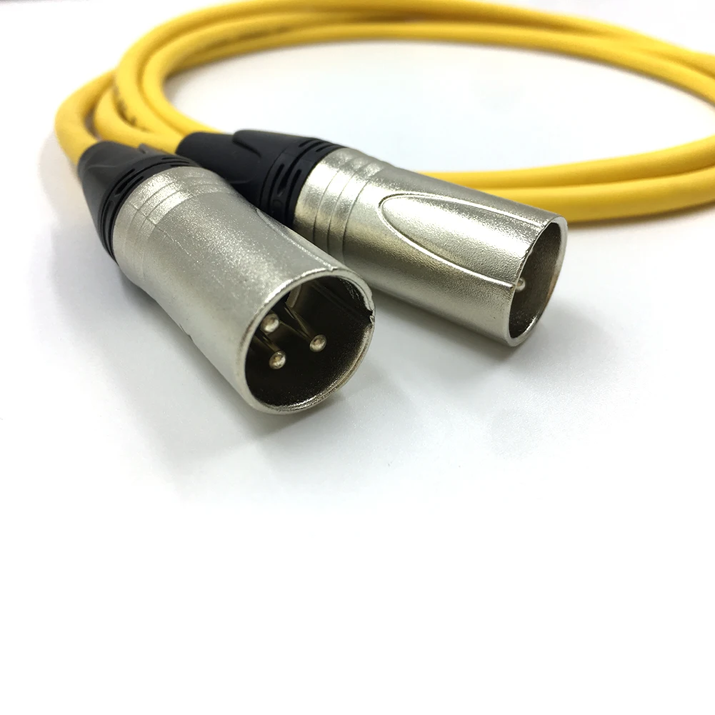 Hi-fi стерео аудио кабель двойной RCA папа на XLR 2 разъем для подключения микрофона