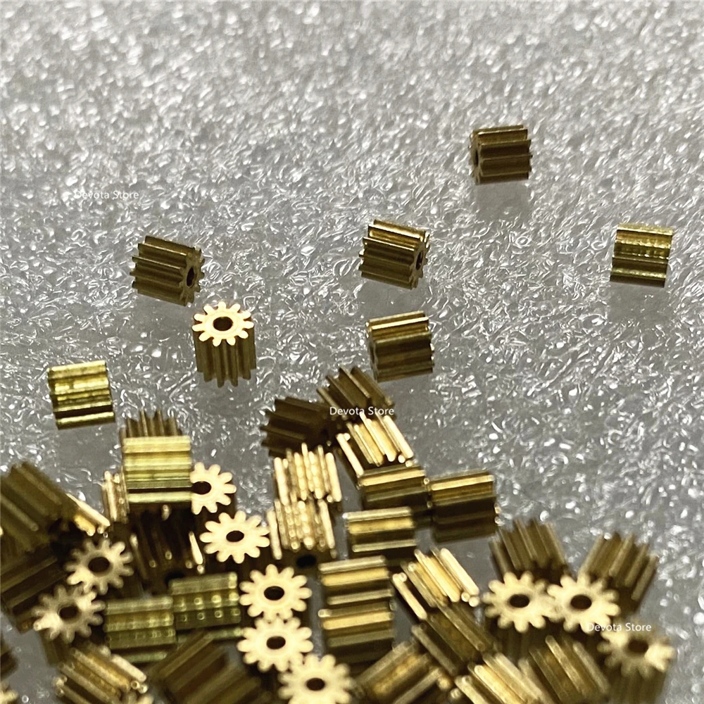

0.25M 11T 1mm Hole Mini Copper Gear DIY Model