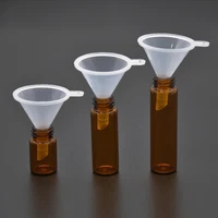 multi functional 5pcs modern reusable safe plastic funnels lightweight perfume funnels smooth edge for sand art
