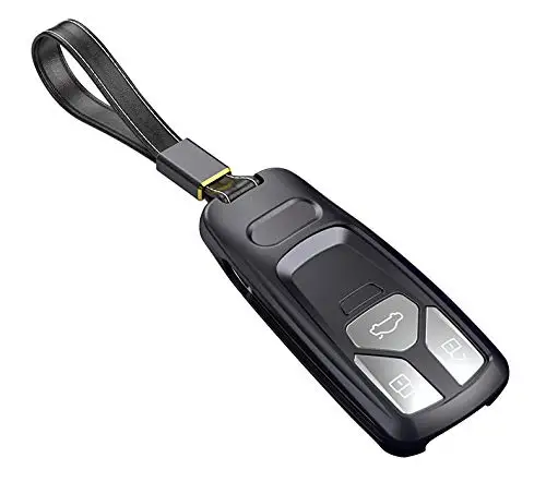 Aluminum Alloy Smart Remote Key Case Fob Cover Shell Keyless Entry Holder for Audi 2017-2019 A4L TTS Q7 New A5 Q5L S4 A4 | Автомобили и