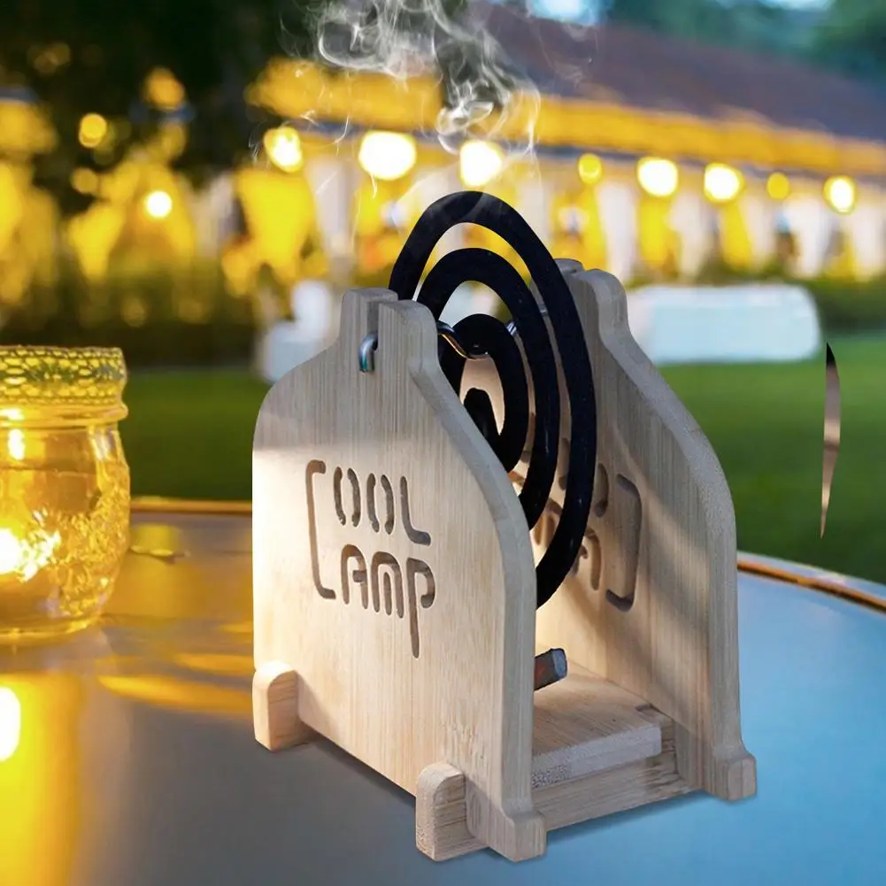 Бамбуковая деревянная катушка для насекомых съемный держатель портативный с