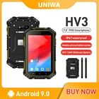 Водонепроницаемый смартфон UNIWA HV3, IP67, FHD экран 7,0 дюйма, на базе Android 9,0, 4 Гб ОЗУ 64 Гб ПЗУ, NFC мобильный телефон, 13 МП, 8000 мА батарея мобильного телефона