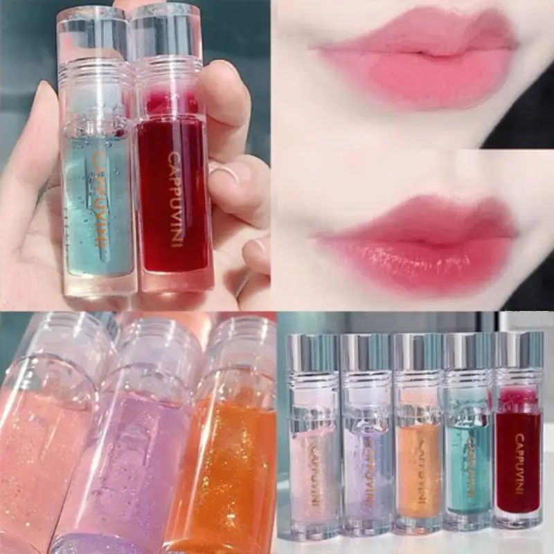 

3 Color/Set Mirror Water Lip Gloss Lip Glaze Transparent Glass Lip Oil Waterproof Liquid Lipstick Lipgloss Lips Cosmetics 9Color
