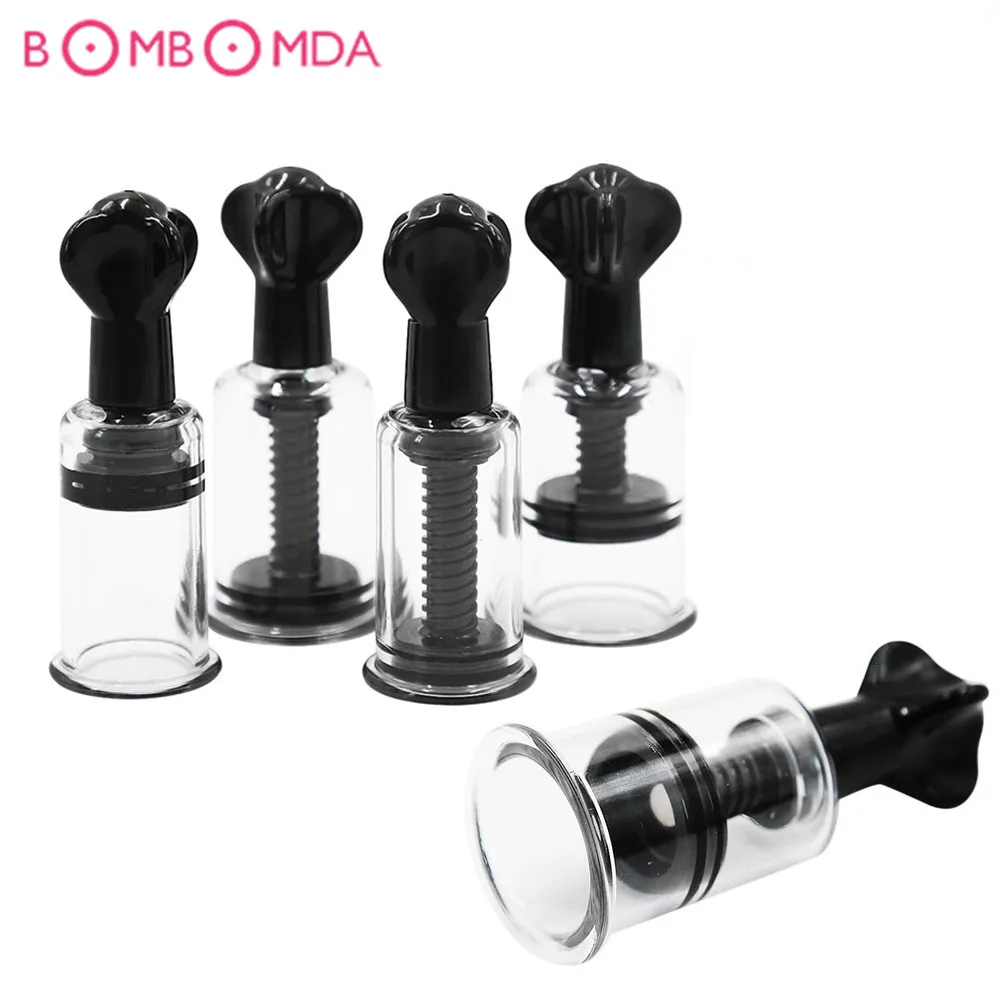 Присоска для груди 4 размера сексуальный зажим массажа Вакуумная присоска