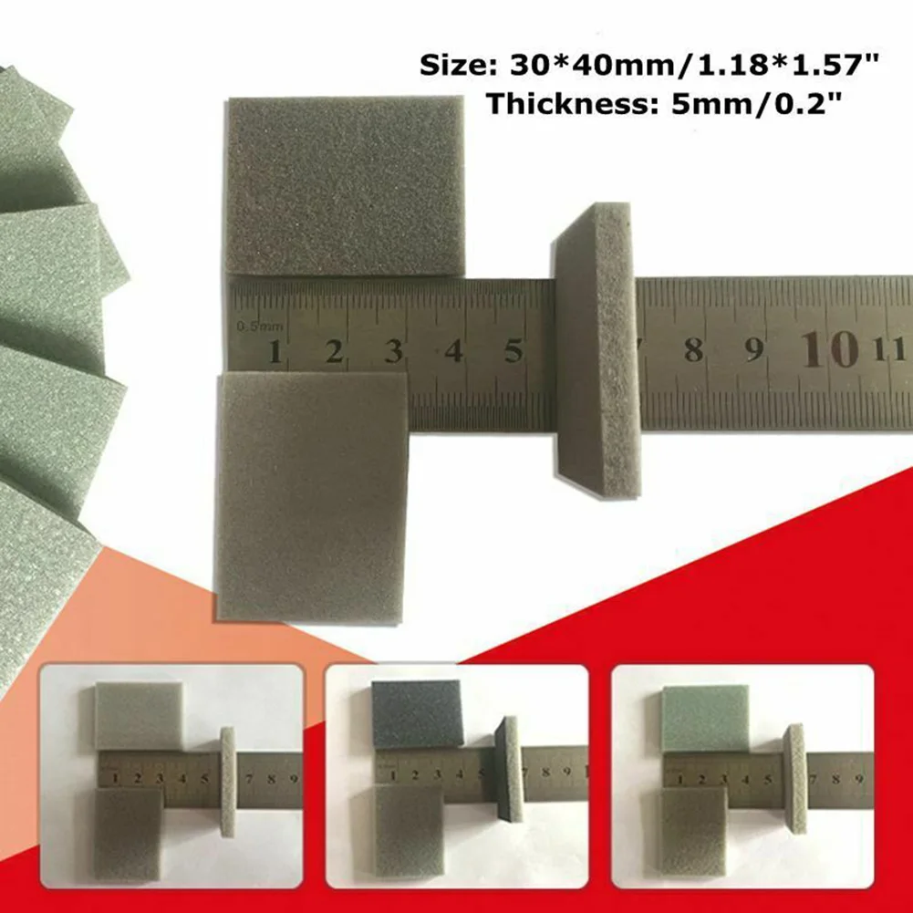 

1.18x1.57x0.2\\'\\' Sandpaper Sponge Pads Universal 10pcs Wet Dry Bodywork