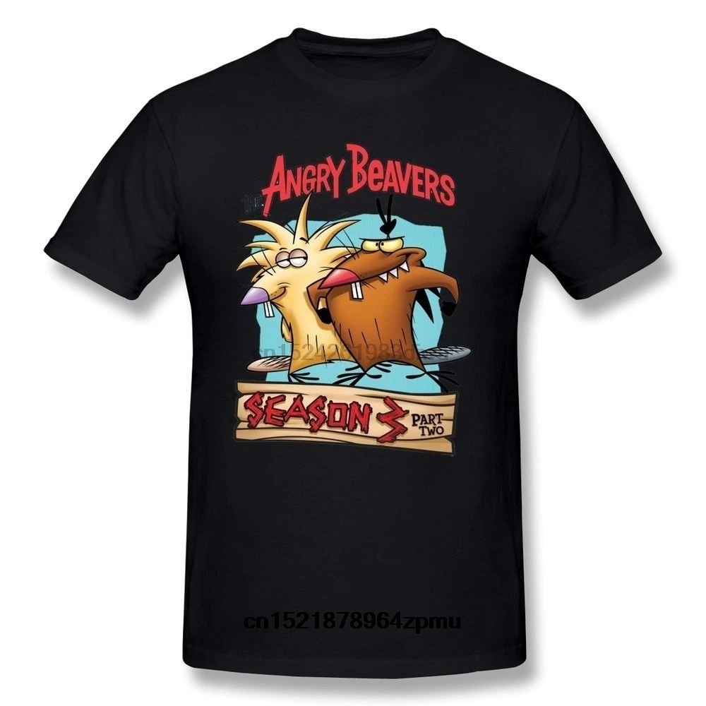 Мужская футболка DHUQJKA the Angry Beavers забавная новинка для мужчин | одежда