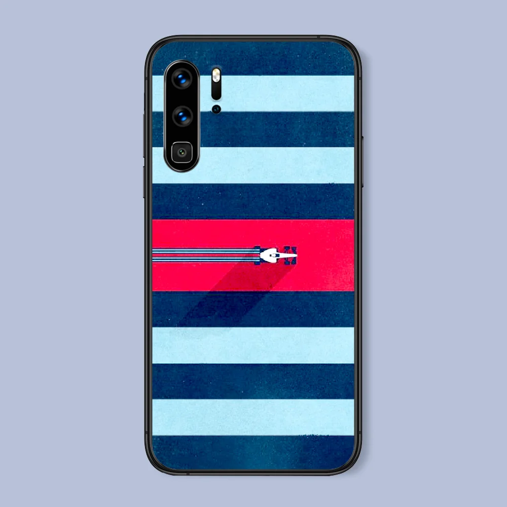 

luxury Martinin Racing Phone Case For Huawei P Mate Smart 10 20 30 40 Lite Z 2019 Pro black Cover Painting Hoesjes Pretty