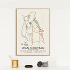 Абстрактная Художественная Картина на холсте Jean Cocteau Frence, художественное оформление, галерея, художественное оформление, художественное оформление, 1960