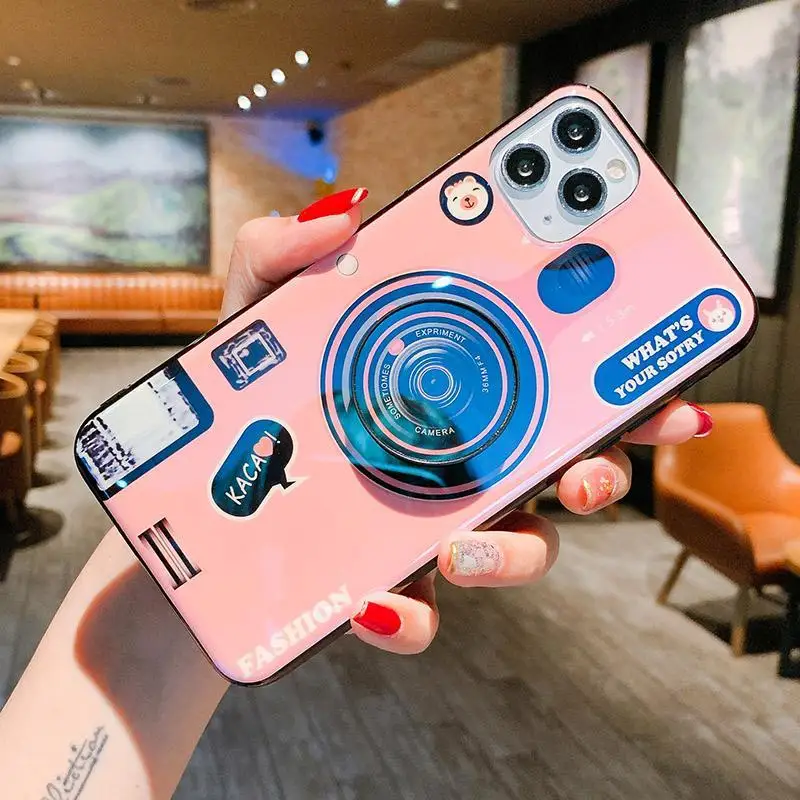 Upaitou Casing For Samsung Galaxy J2 J3 J4 J6 J7 J8 Pro Plus 2018 J5 Prime J520 Camera Retro Blu-ray Silicone Phone Case |