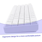 SK61 портативная 60% механическая клавиатура Gateron оптические переключатели с подсветкой горячей замены