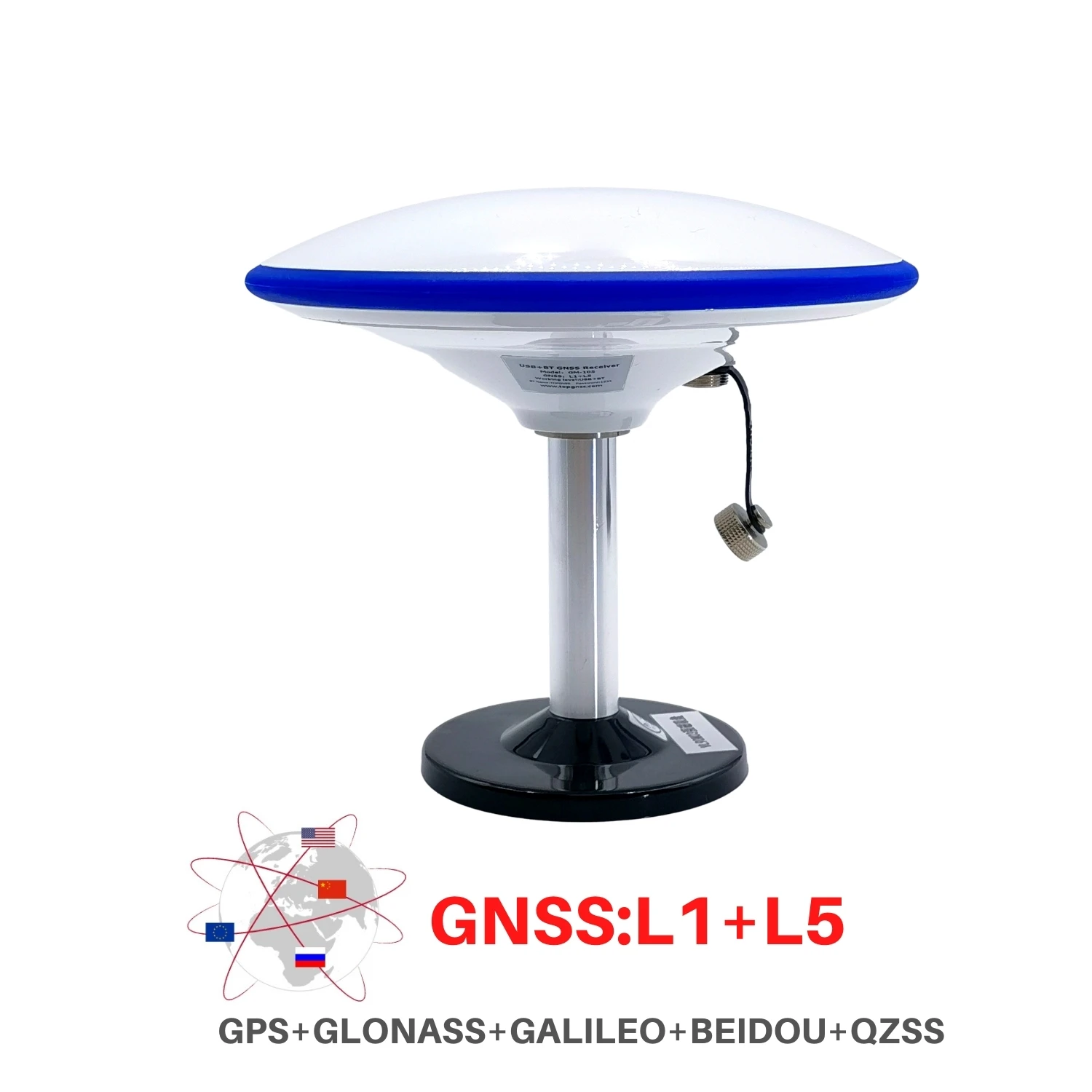 TOPGNSS New GNSS L1 L5 Agriculture Support Android USB Bluetooth GPS receiver antenna module 5V baud rate 115200 GM-105BT | Автомобили и
