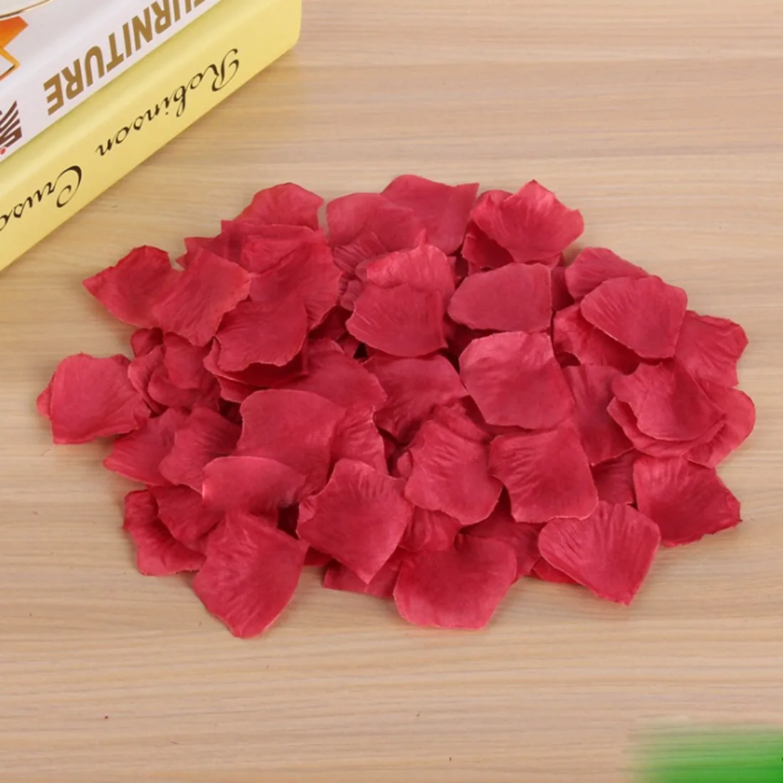 100 шт./лот искусственные шелковые лепестки роз листья Романтические свадебные