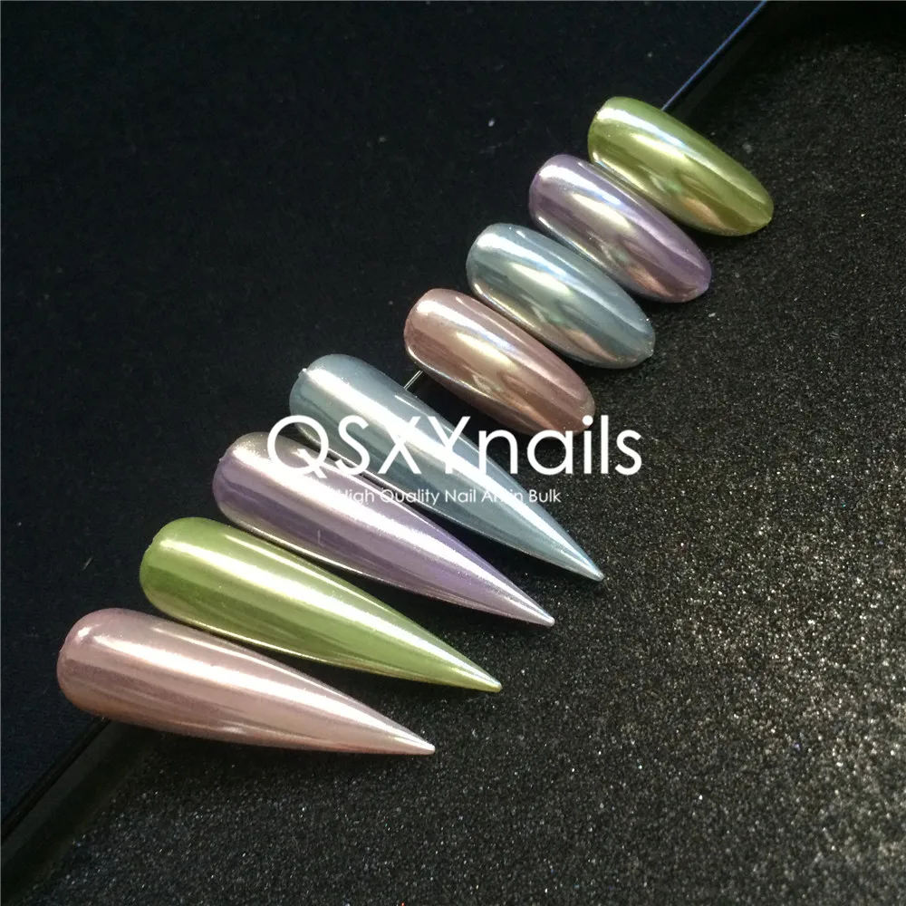 Высокое качество яркий серебряный порошок Хромовая зеркальная Пигмент Блеск для