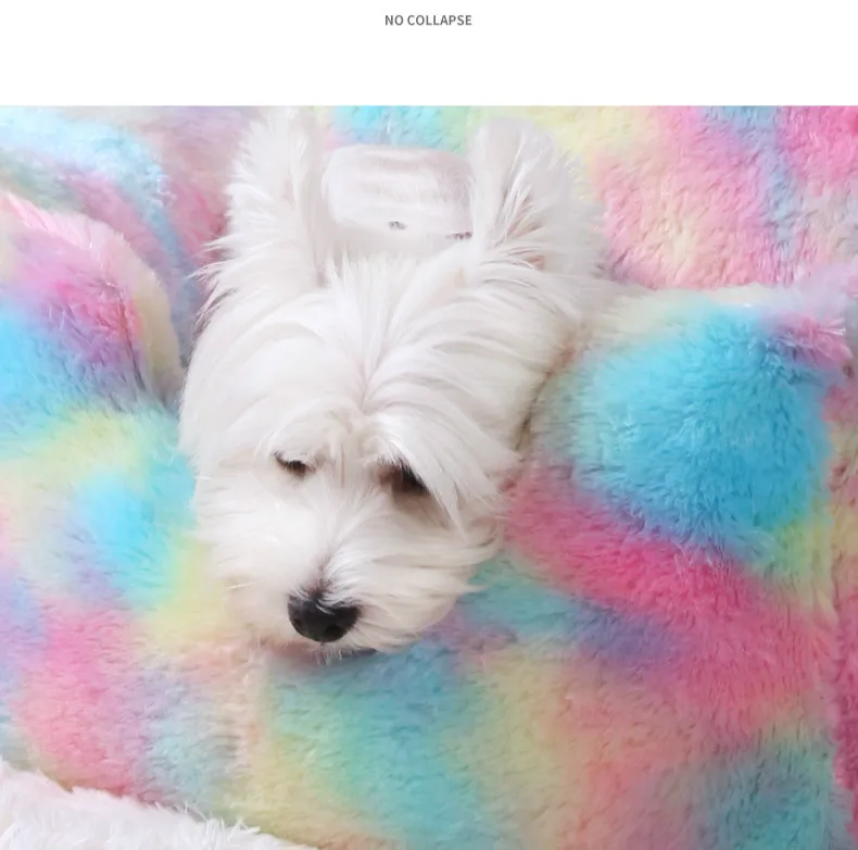Unicorn Kennel Unicorn Pet Bed Cat Litter Winter Warm Washable Small and Medium Dogs Teddy Puppy Doghouse Winter Pet Nest
