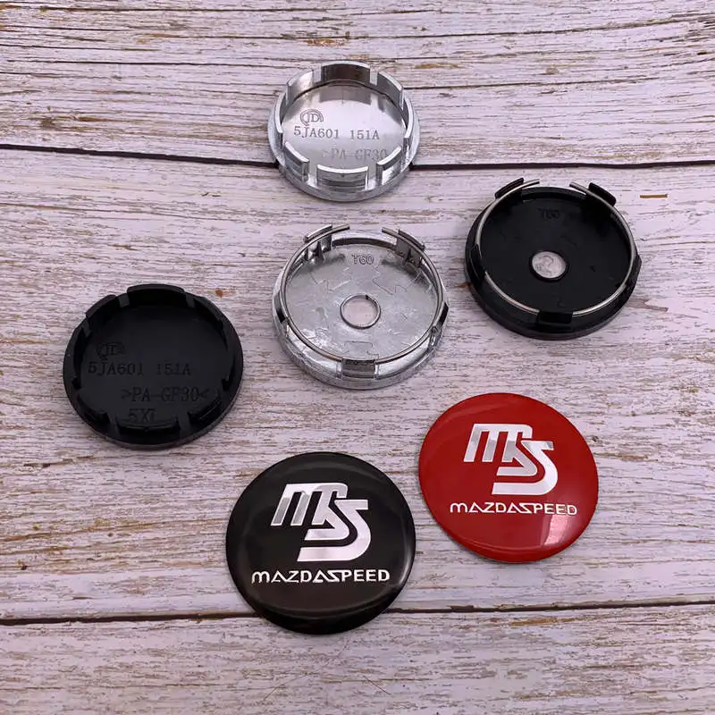 4 шт. 56 мм или 60 логотип MS автомобильная эмблема колпачок на ступицу колеса