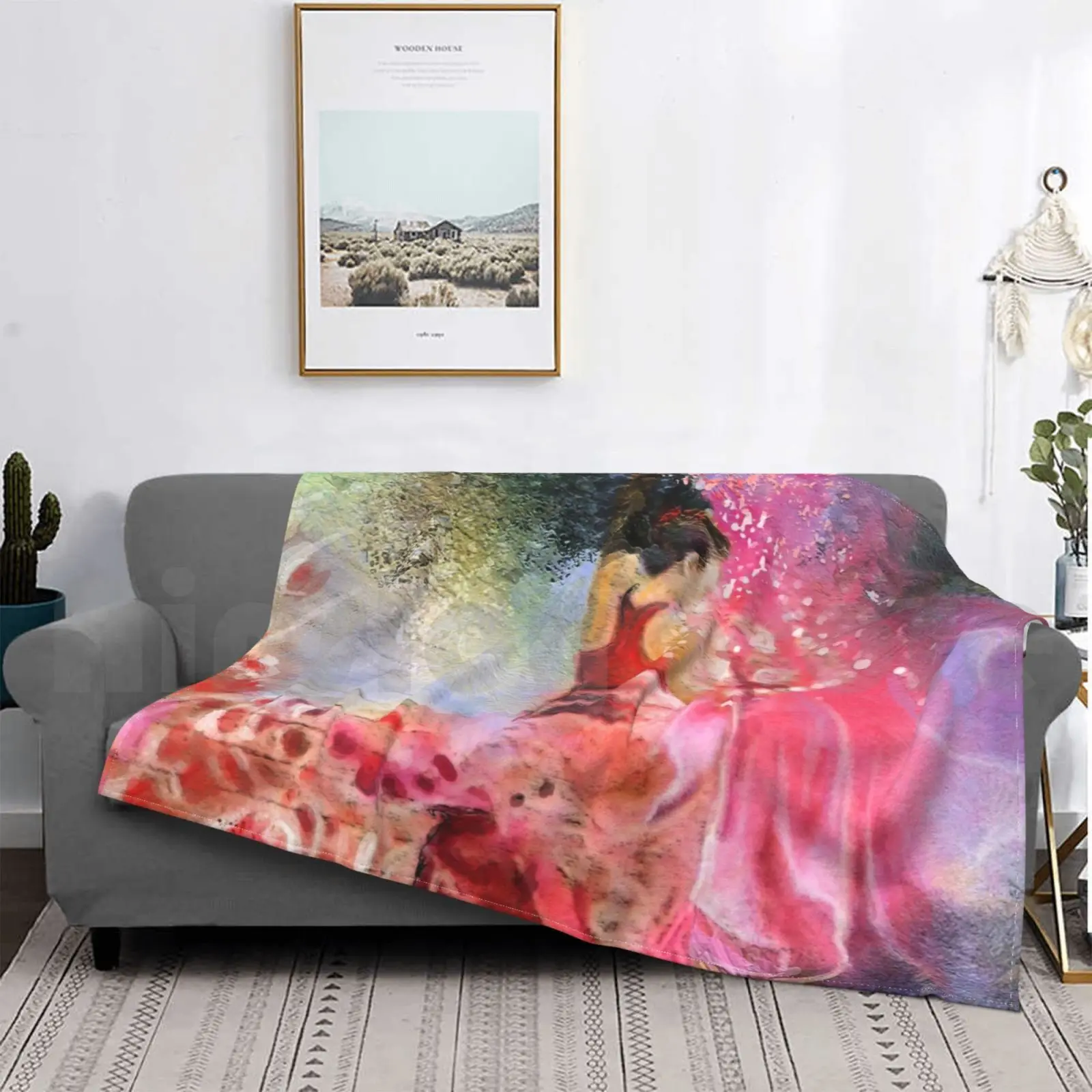 Flamencoscape 13 модное одеяло на заказ картина фламенко искусство танцующий