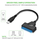 Кабель USB Sata, адаптер Sata 3-USB 3,1, компьютерные кабели, разъемы USB Sata, кабель 2,5 дюйма, кабель Ssd Hdd, кабель для жесткого диска