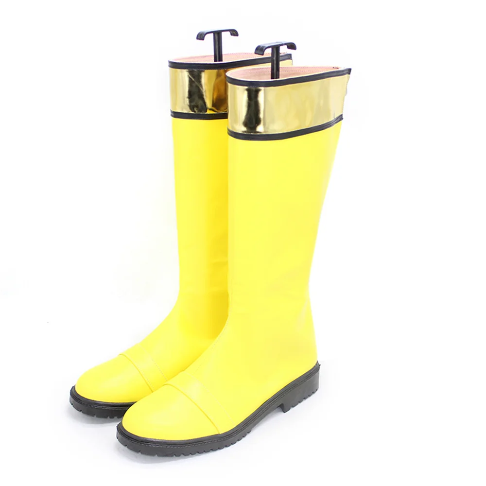 Super Sentai Hyakujuu Gaoranger Обувь для косплея Сапоги Игра Аниме Карнавал Вечеринка