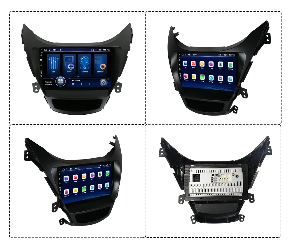 Автомобильный мультимедийный DVD-плеер Bosion Android 10 для Hyundai Elantra 2013-2013 GPS-навигация IPS