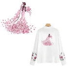 Термоклейкие термонаклейки для платьев-футболок, платьев-бабочек