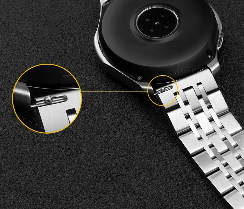 Ремешок из нержавеющей стали для samsung Galaxy watch 46 мм ремешок gear S3 Frontier Band 22 мм браслет huawei watch GT 2 ремешок gear S 3 46