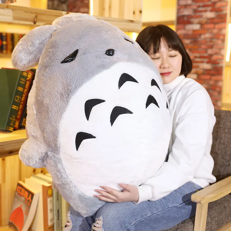 Dorimytrader 110cm Big Anime Мягкий плюшевый Totoro Toy 43 '' Фаршированный мультфильм Doll Kids